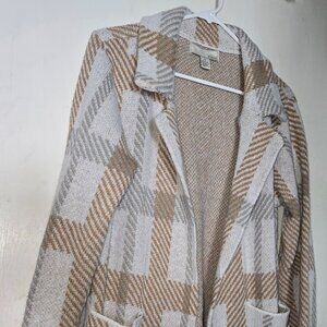 By Design plaid cardigan sz XL
